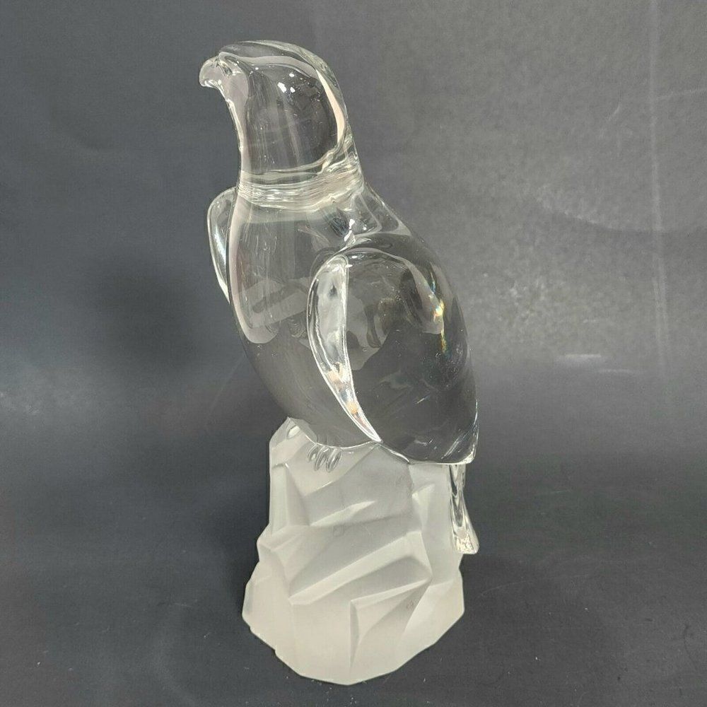 Heavy Bleikristall 8" Germany Eagle Paperweight Sculpture Figurine Germany
